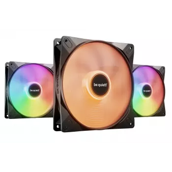 be quiet LIGHT WINGS LX 140mm PWM High Speed 3-Pack Must Arvuti korpuse ventilaator 14 cm 3 tk