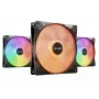 be quiet LIGHT WINGS LX 140mm PWM High Speed 3-Pack Must Arvuti korpuse ventilaator 14 cm 3 tk
