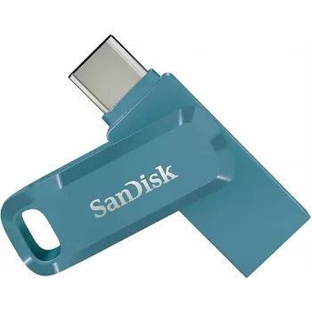 WESTERN DIGITAL SanDisk Ultra Dual Drive Go - 256 GB USB-mälupulk - USB-C / USB-A - Navagio Bay