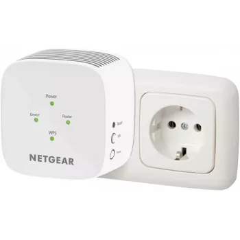 NETGEAR EX3110 võrgusignaaliedastaja ja -vastuvõtja Valge 10, 100, 300 Mbit/s
