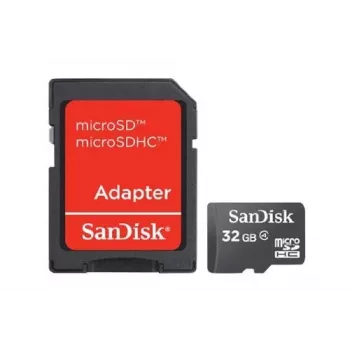 WESTERN DIGITAL SanDisk Micro SDHC mälukaart klass 4 32GB + SD-adapter
