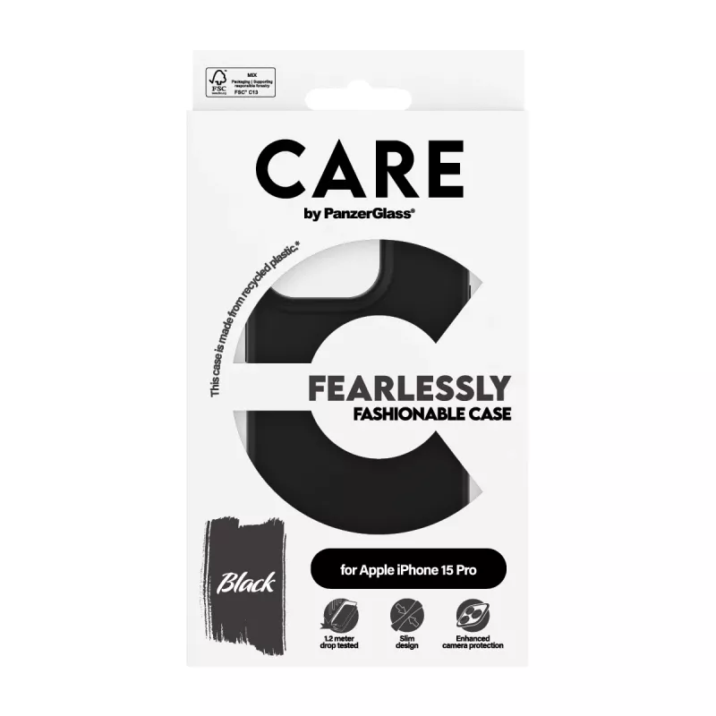 PanzerGlass CARE™ by ® ümbris Must iPhone 15 Pro