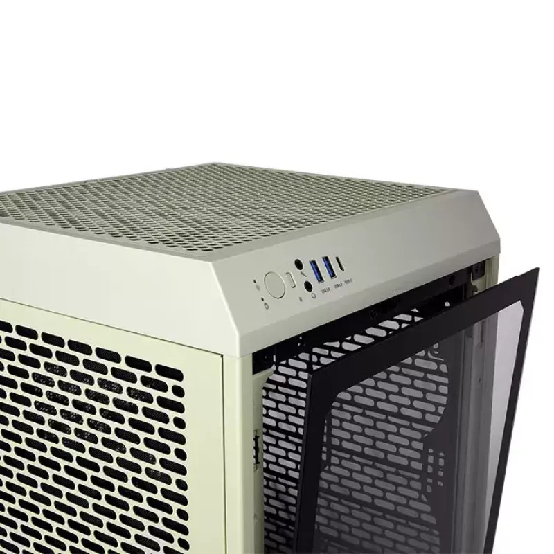 PC-korpus Thermaltake Tower 200 Mini Tower roheline