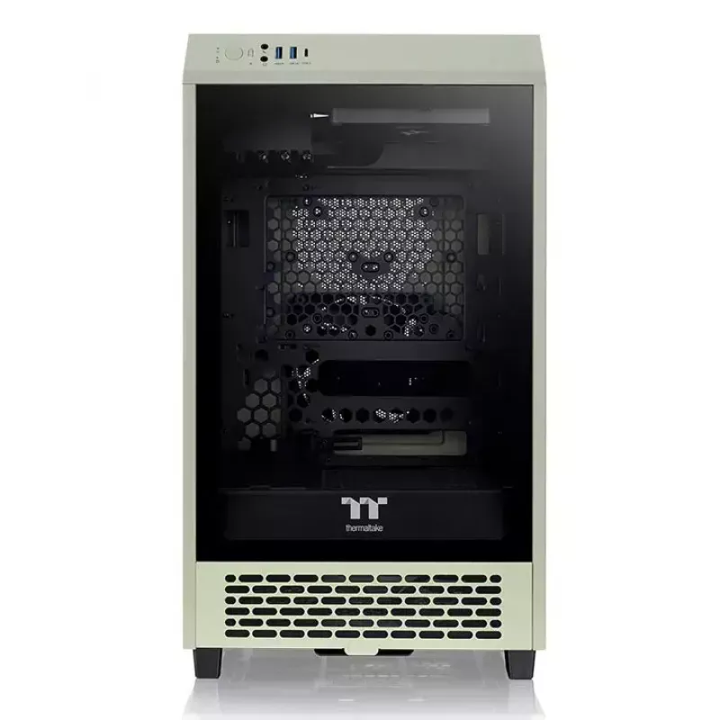 PC-korpus Thermaltake Tower 200 Mini Tower roheline