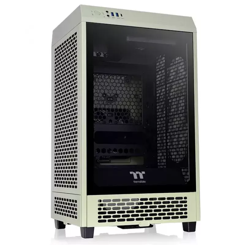 PC-korpus Thermaltake Tower 200 Mini Tower roheline