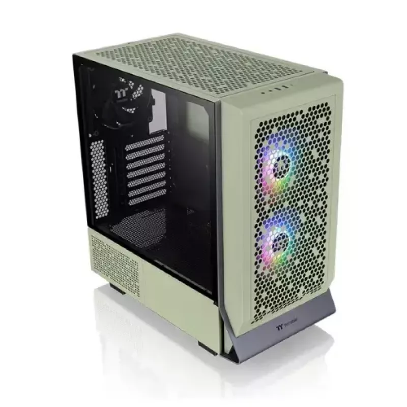 PC korpus Thermaltake Ceres 300 TG Midi Tower roheline