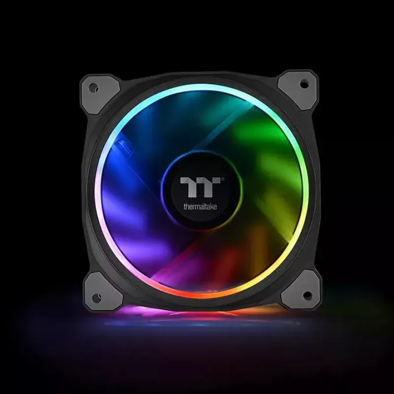 Fan Thermaltake CL-F076-PL12SW-A 12 cm Must