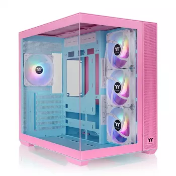 Arvutikorpus Thermaltake View 380 TG ARGB Midi Tower Valge