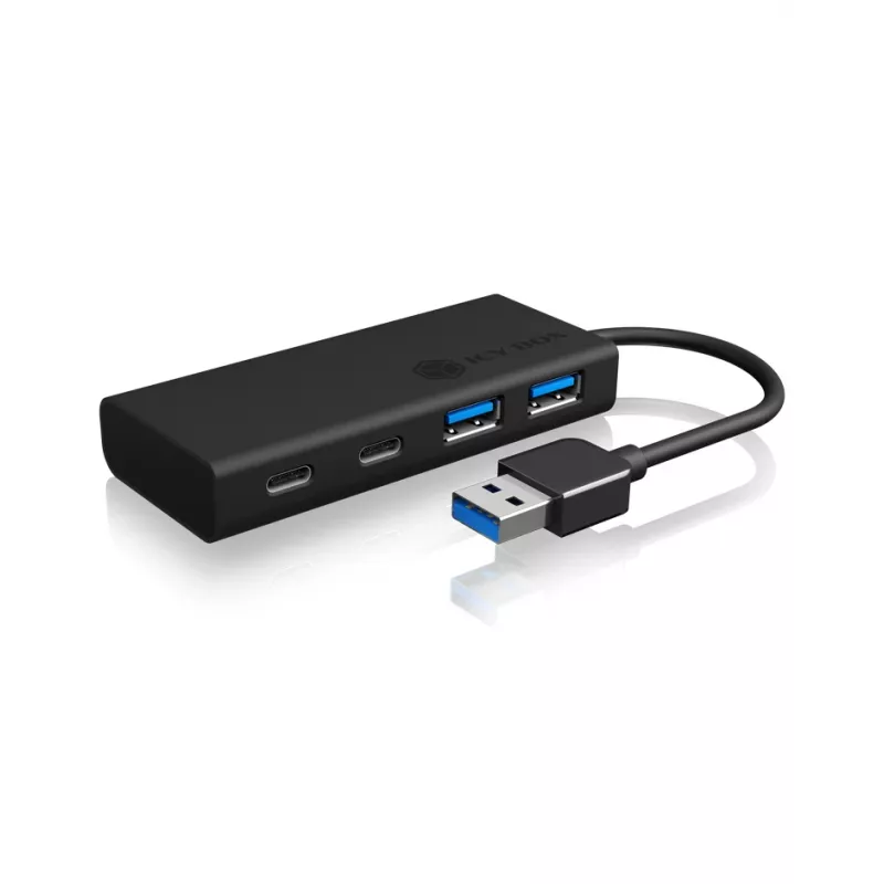 ICY BOX IB-HUB1426-U3 USB 3.2 Gen 1 (3.1 Gen 1) Type-A 5000 Mbit/s Must