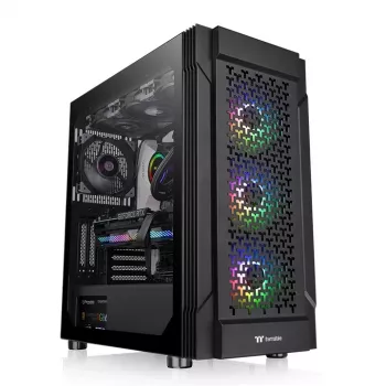 THERMALTAKE Keskmine tornkorpus - Versa T27 TG ARGB - Must