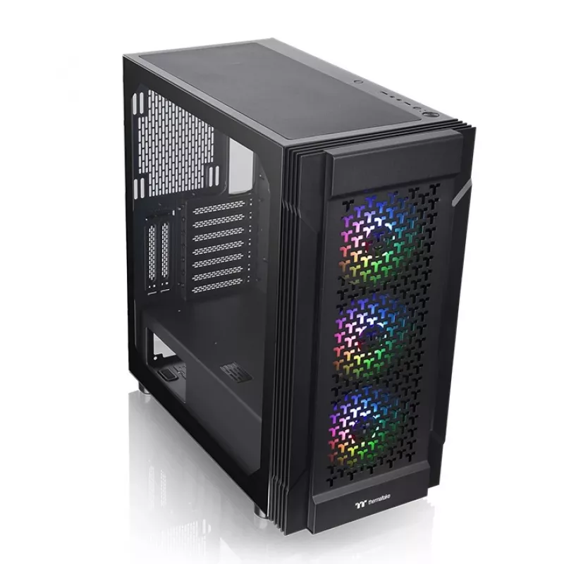 THERMALTAKE Keskmine tornkorpus - Versa T27 TG ARGB - Must