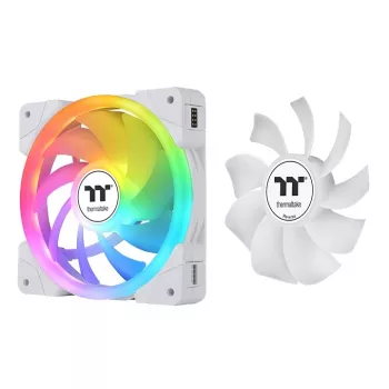 THERMALTAKE PC jahutusventilaator - SWAFAN EX12 ARGB Sync TT Premium Edition - 12 cm - valge - 3 tk pakend