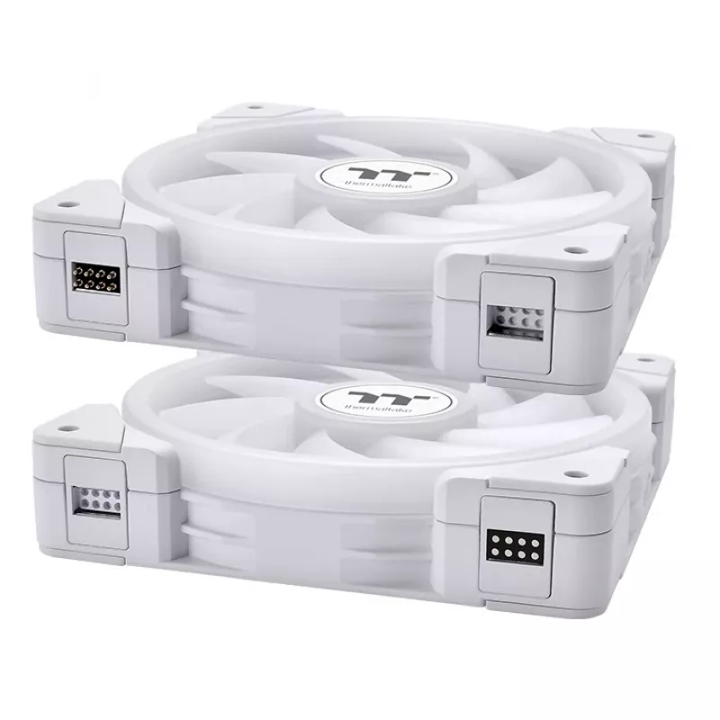 THERMALTAKE PC jahutusventilaator - SWAFAN EX12 ARGB Sync TT Premium Edition - 12 cm - valge - 3 tk pakend