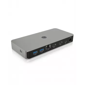 ICY BOX 10-in-1 USB4 Type-C dokkimisjaam kahe videoväljundiga