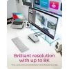 ICY BOX 10-in-1 USB4 Type-C dokkimisjaam kahe videoväljundiga