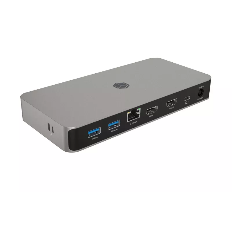 ICY BOX 10-in-1 USB4 Type-C dokkimisjaam kahe videoväljundiga