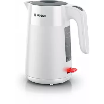Boschi elektriline veekeetja TWK2M161, 1,7 L, 2400 W, valge, plastkorpus, 360° alus