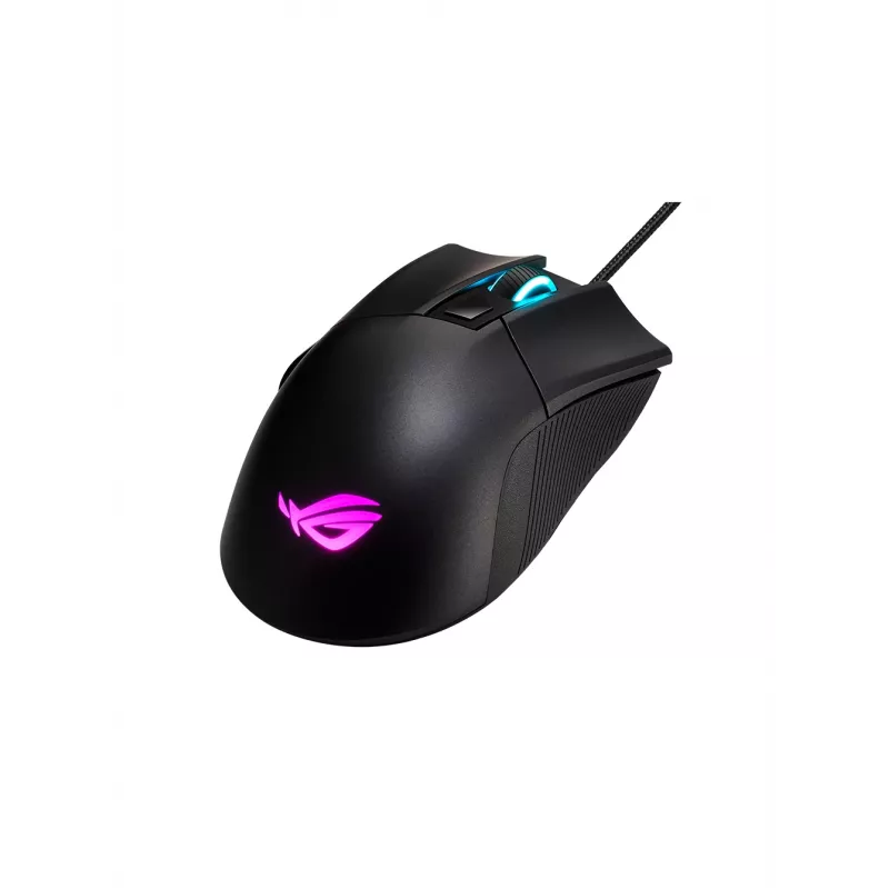 ASUS ROG Gladius II Core hiir Mängimine Paremakäeline USB Type-A Optiline 6200 DPI