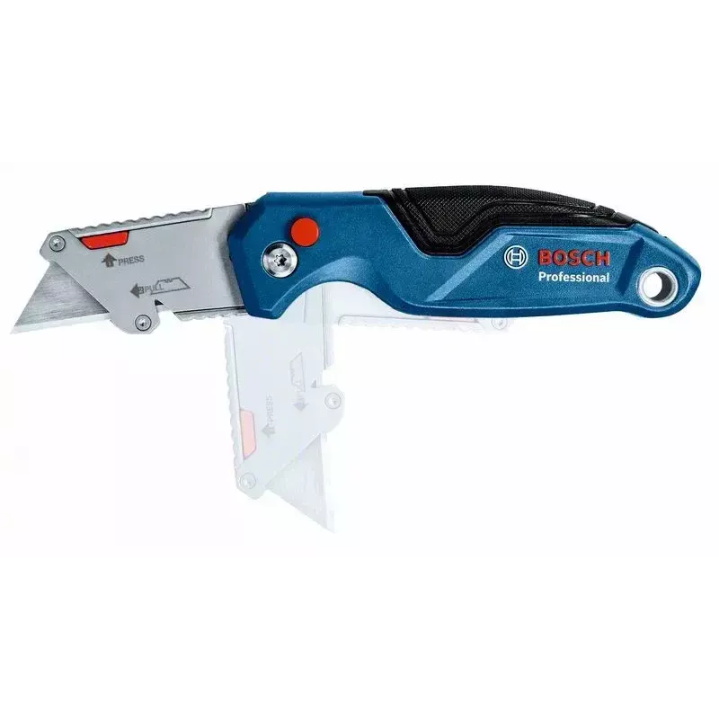 Bosch 1 600 A02 7M4 nuga sinine, roostevaba teras Kokkupandava teraga nuga