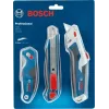 Bosch 1 600 A02 7M4 nuga sinine, roostevaba teras Kokkupandava teraga nuga
