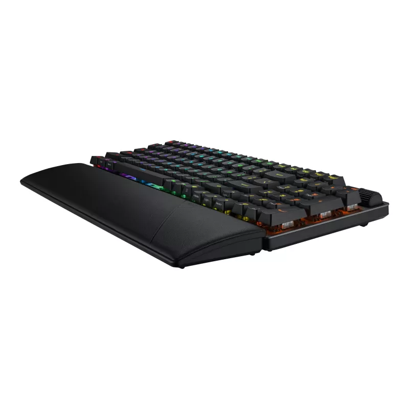ASUS ROG Strix Scope II 96 RX Wireless klaviatuur Gaming USB + RF Wireless + Bluetooth Must
