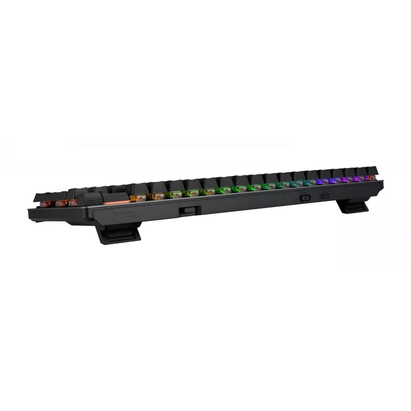 ASUS ROG Strix Scope II 96 RX Wireless klaviatuur Gaming USB + RF Wireless + Bluetooth Must
