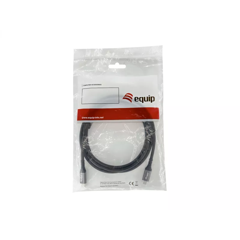 Equip USB4 Gen 2x2 C-C kaabel, M/M, 2,0 m, 4K/60Hz, 20 Gbps, PD 100 W