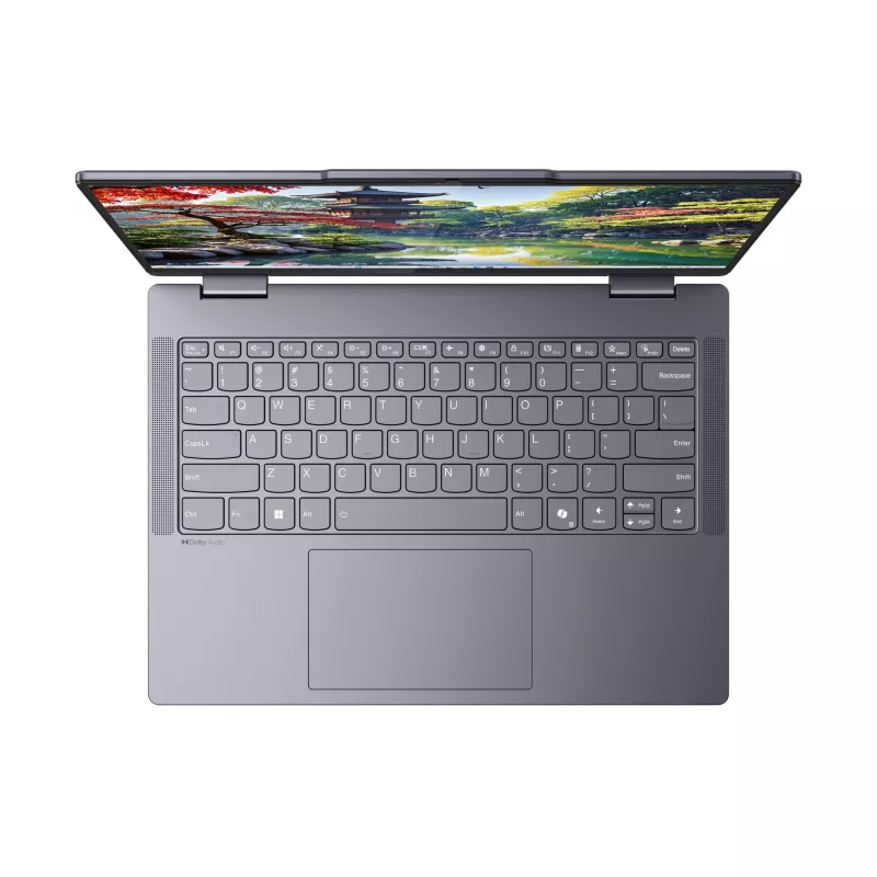 Lenovo IdeaPad 5 2-in-1 14IAL10 Intel Core Ultra 5 225H hübriid (2-in-1) 35,6 cm (14 tolli) puuteekraan WUXGA 16 GB LPDDR5x-SDRAM 512 GB SSD Wi-Fi 7 (802.11be) Windows 11 Home German hall