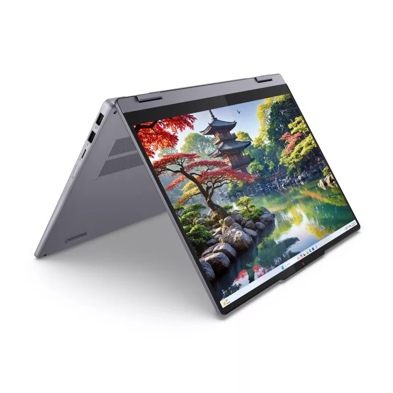 Lenovo IdeaPad 5 2-in-1 14IAL10 Intel Core Ultra 5 225H hübriid (2-in-1) 35,6 cm (14 tolli) puuteekraan WUXGA 16 GB LPDDR5x-SDRAM 512 GB SSD Wi-Fi 7 (802.11be) Windows 11 Home German hall