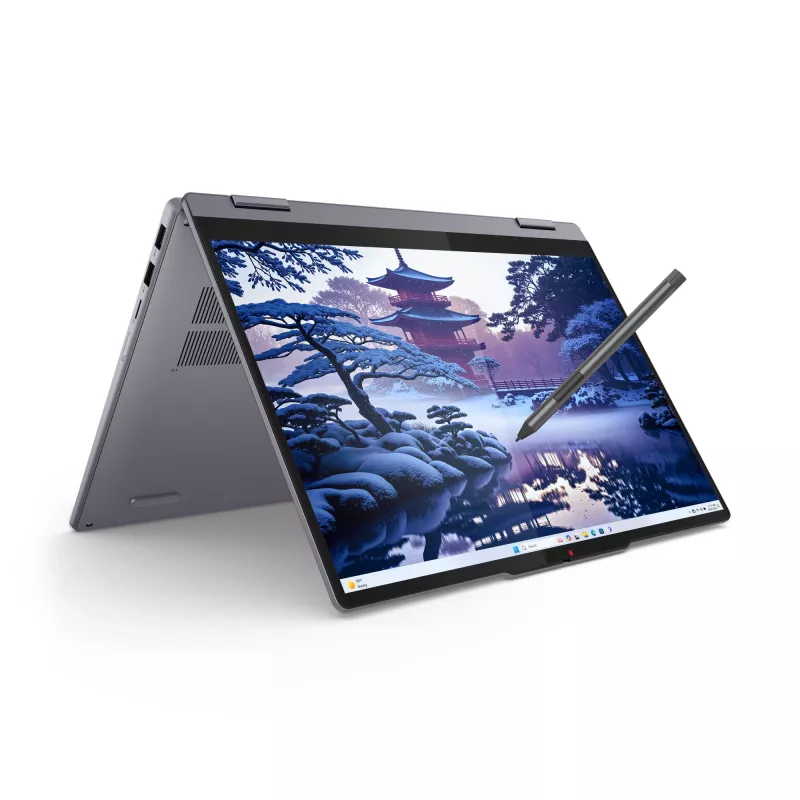 Lenovo IdeaPad 5 2-in-1 14IAL10 Intel Core Ultra 5 225H hübriid (2-in-1) 35,6 cm (14 tolli) puuteekraan WUXGA 16 GB LPDDR5x-SDRAM 512 GB SSD Wi-Fi 7 (802.11be) Windows 11 Home German hall