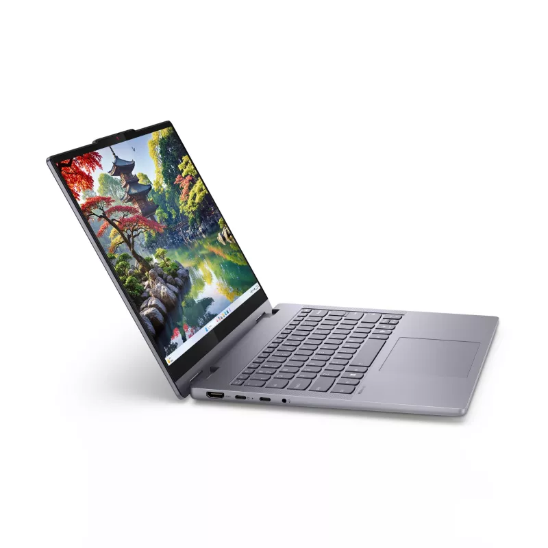 Lenovo IdeaPad 5 2-in-1 14IAL10 Intel Core Ultra 5 225H hübriid (2-in-1) 35,6 cm (14 tolli) puuteekraan WUXGA 16 GB LPDDR5x-SDRAM 512 GB SSD Wi-Fi 7 (802.11be) Windows 11 Home German hall