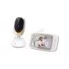 Videokaamera Motorola VM85 CONNECT — 5-tolline TFT-ekraan, 480×272, ulatus 300 m, 2× digitaalne suum, 2,4 GHz Wi‑Fi/FHSS, kahesuunaline heli, valge