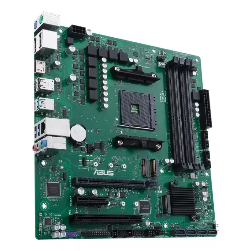 Emaplaat ASUS PRO B550M-C/CSM AMD B550 Socket AM4 micro ATX