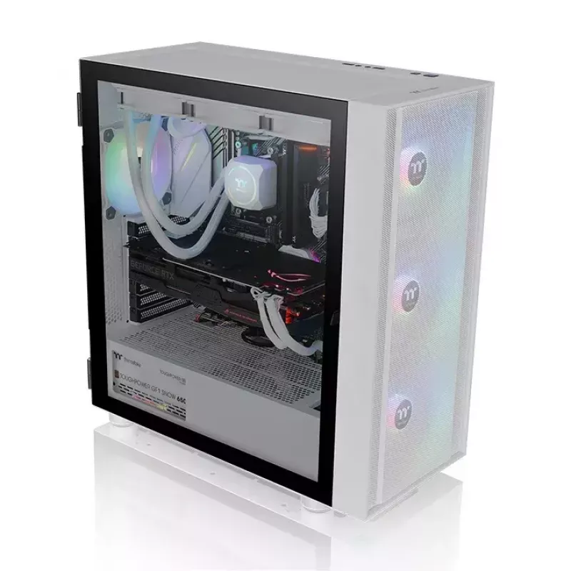 Arvuti korpus Thermaltake H570 TG ARGB Midi Tower Valge