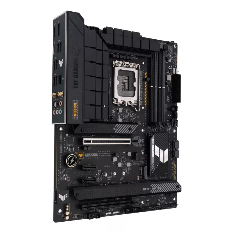 Emaplaat ASUS TUF GAMING H770-PRO WIFI — Intel H770, LGA 1700, ATX, DDR5, 4x DIMM, 128 GB, Wi‑Fi 6, 2,5Gb LAN, 4x M.2