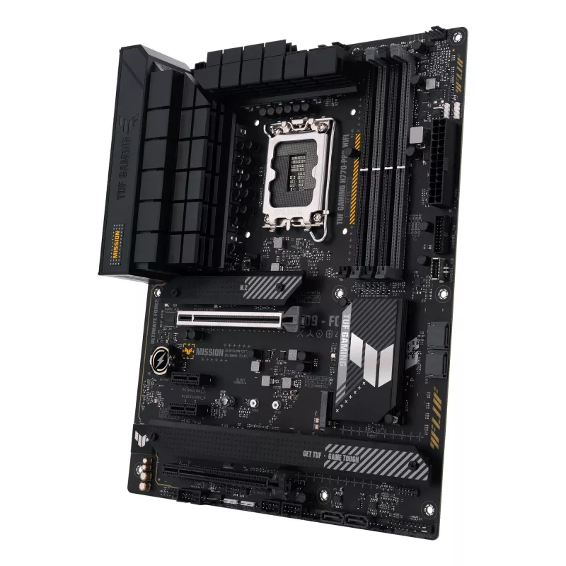 Emaplaat ASUS TUF GAMING H770-PRO WIFI — Intel H770, LGA 1700, ATX, DDR5, 4x DIMM, 128 GB, Wi‑Fi 6, 2,5Gb LAN, 4x M.2