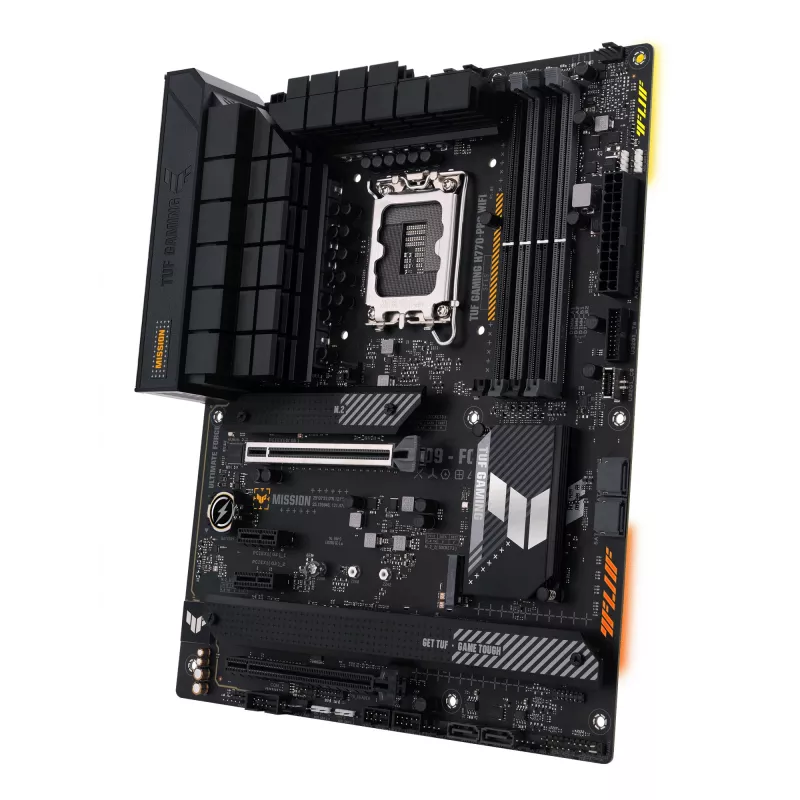 Emaplaat ASUS TUF GAMING H770-PRO WIFI — Intel H770, LGA 1700, ATX, DDR5, 4x DIMM, 128 GB, Wi‑Fi 6, 2,5Gb LAN, 4x M.2