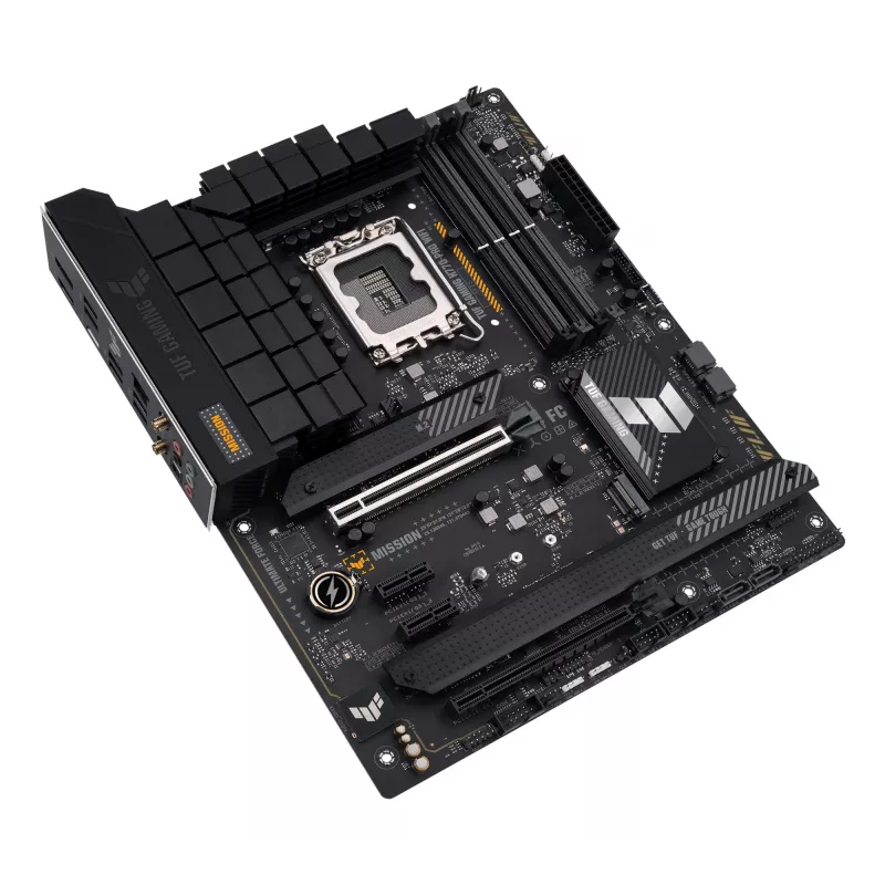 Emaplaat ASUS TUF GAMING H770-PRO WIFI — Intel H770, LGA 1700, ATX, DDR5, 4x DIMM, 128 GB, Wi‑Fi 6, 2,5Gb LAN, 4x M.2