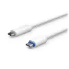 PoE adapter UBIQUITI UACC-ADAPTER-POE-USBC — 48V sisend, 5V 0,25A väljund, kompaktne 30,4×30,4×95mm, valge
