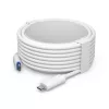 PoE adapter UBIQUITI UACC-ADAPTER-POE-USBC — 48V sisend, 5V 0,25A väljund, kompaktne 30,4×30,4×95mm, valge