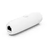 PoE adapter UBIQUITI UACC-ADAPTER-POE-USBC — 48V sisend, 5V 0,25A väljund, kompaktne 30,4×30,4×95mm, valge