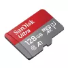 Flash Memory SanDisk 128GB MicroSDXC UHS-I Class 10 SDSQUAB-128G-GN6FA