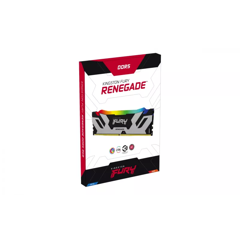 Kingston Technology FURY 32GB 6400MT/s DDR5 CL32 DIMM (2-pakk) Renegade RGB