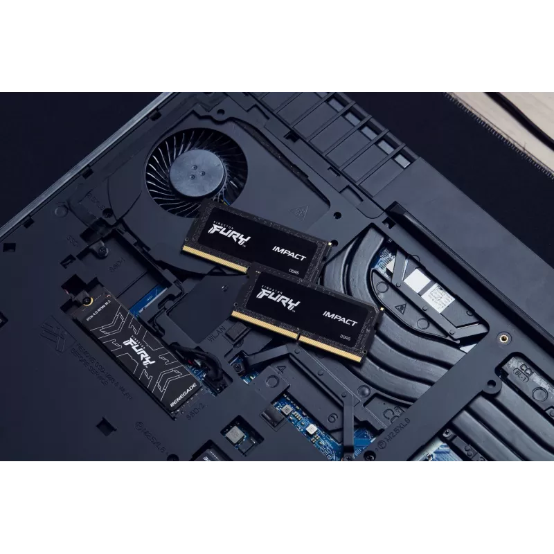 Kingston Technology FURY 32GB 6400MT/s DDR5 CL38 SODIMM (2-pakk) Impact XMP