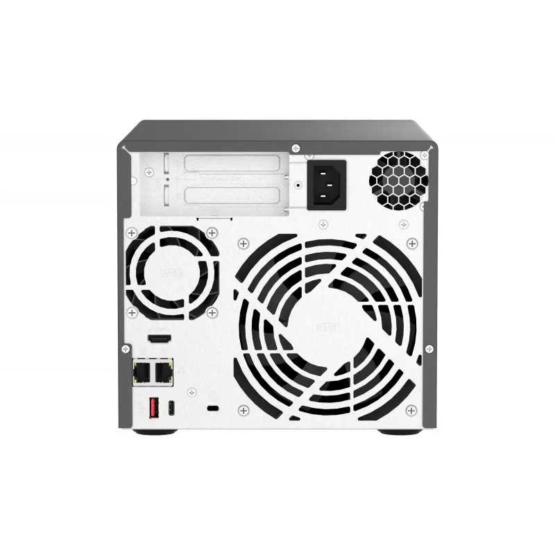 QNAP TVS-H474 NAS Tower Intel® Pentium® G7400 8 GB DDR4 0 TB QuTS hero Must