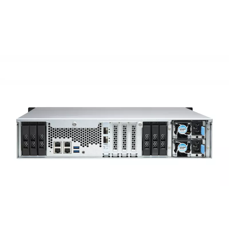 QNAP TS-H1886XU-RP-R2 NAS Rack (3U) Intel® Xeon® D D-1622 32 GB DDR4 0 TB QuTS hero Must, Hall