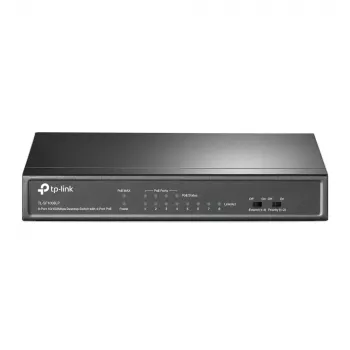 TP-Link TL-SF1008LP võrgulüliti, haldamata, Fast Ethernet (10/100), Power over Ethernet (PoE), must