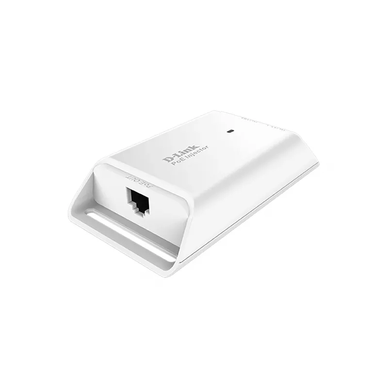 D-Link 15.4 W Gigabit PoE-sisestusseade, Gigabit Ethernet, 10,100,1000 Mbit/s, 10/100/1000, IEEE 802.3, IEEE 802.3ab, IEEE 802.3af, IEEE 802.3u, Valge, 100 m