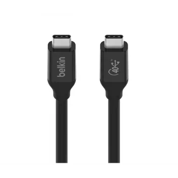 BELKIN USB4 kaabel USB-C / USB-C 40 Gbit/s 100 W 0,8 m must