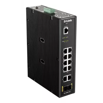 D-Link 12-Port L2 tööstuslik nutikas hallatav lüliti 10 x 1GBaseT(X) ja 2 x SFP